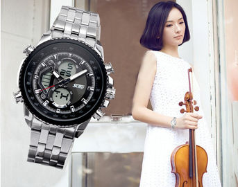 Ανθεκτικός χαλαζίας Movt επιχειρησιακού Wristwatch Ιαπωνία πολυτέλειας νερού για το άτομο