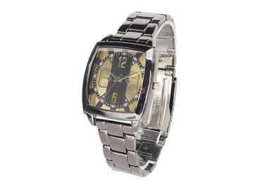 Πολυτελές ορθογώνιο μέταλλο Wristwatch αντίστασης ύδατος για τους άνδρες/τις γυναίκες