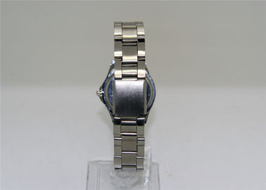 Στρογγυλή περίπτωση κραμάτων κυρία Metal Strap Watch Ιαπωνία αναλογικό Κίνημα 3 σχέδιο ματιών