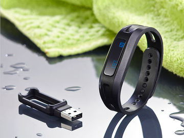 Pedometer βραχιόλι ρολογιών Bluetooth ιχνηλατών ύπνου με το πυρίτιο Wristband