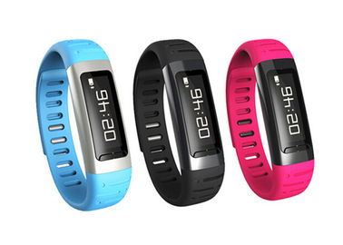 Αρρενωπό υγιές bluetooth wristband/Pedometer έξυπνο βραχιόλι