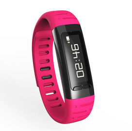 Αρρενωπό υγιές bluetooth wristband/Pedometer έξυπνο βραχιόλι