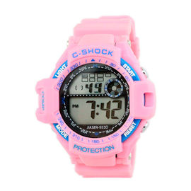 Χαλαζίας Wristwatch των αδιάβροχων πολλών χρήσεων ψηφιακών ατόμων αθλητικών ρολογιών σιλικόνης