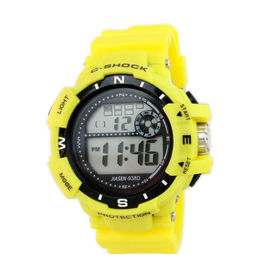 Ζωηρόχρωμος PVC επαγγελματίας γυναικείου Wristwatch ζωνών πολλών χρήσεων ψηφιακός