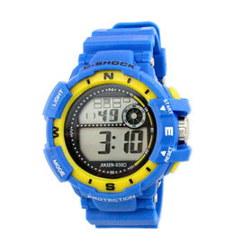 Ζωηρόχρωμος PVC επαγγελματίας γυναικείου Wristwatch ζωνών πολλών χρήσεων ψηφιακός