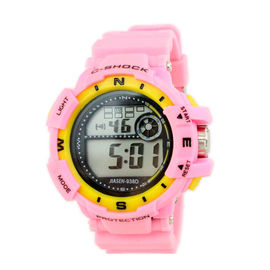 Ζωηρόχρωμος PVC επαγγελματίας γυναικείου Wristwatch ζωνών πολλών χρήσεων ψηφιακός