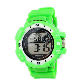 Ζωηρόχρωμος PVC επαγγελματίας γυναικείου Wristwatch ζωνών πολλών χρήσεων ψηφιακός