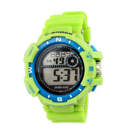 Ζωηρόχρωμος PVC επαγγελματίας γυναικείου Wristwatch ζωνών πολλών χρήσεων ψηφιακός