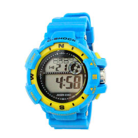Ζωηρόχρωμος PVC επαγγελματίας γυναικείου Wristwatch ζωνών πολλών χρήσεων ψηφιακός
