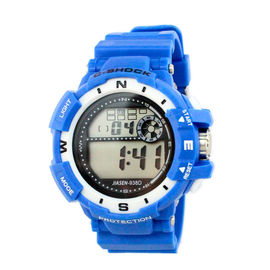 Ζωηρόχρωμος PVC επαγγελματίας γυναικείου Wristwatch ζωνών πολλών χρήσεων ψηφιακός